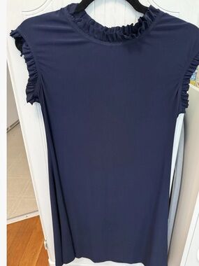 Annalee + Hope Navy Elastic Waist Dress